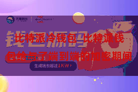 比特派冷钱包 比特派钱包给与了端到端的加密期间