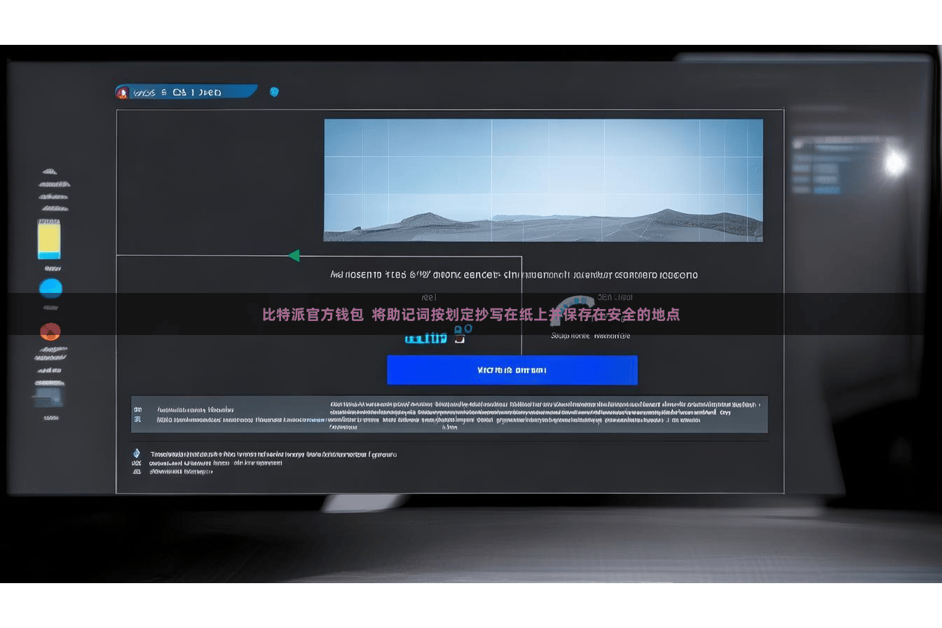 比特派官方钱包  将助记词按划定抄写在纸上并保存在安全的地点