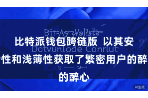 比特派钱包跨链版 以其安全性和浅薄性获取了繁密用户的醉心