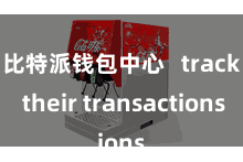 比特派钱包中心   track their transactions